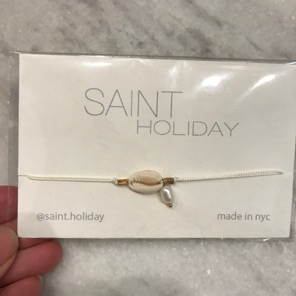 NWT Puka Shell bracelet by Saint Holiday